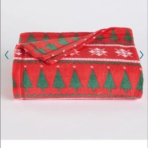 St. Nicholas Square Print Fleece Throw